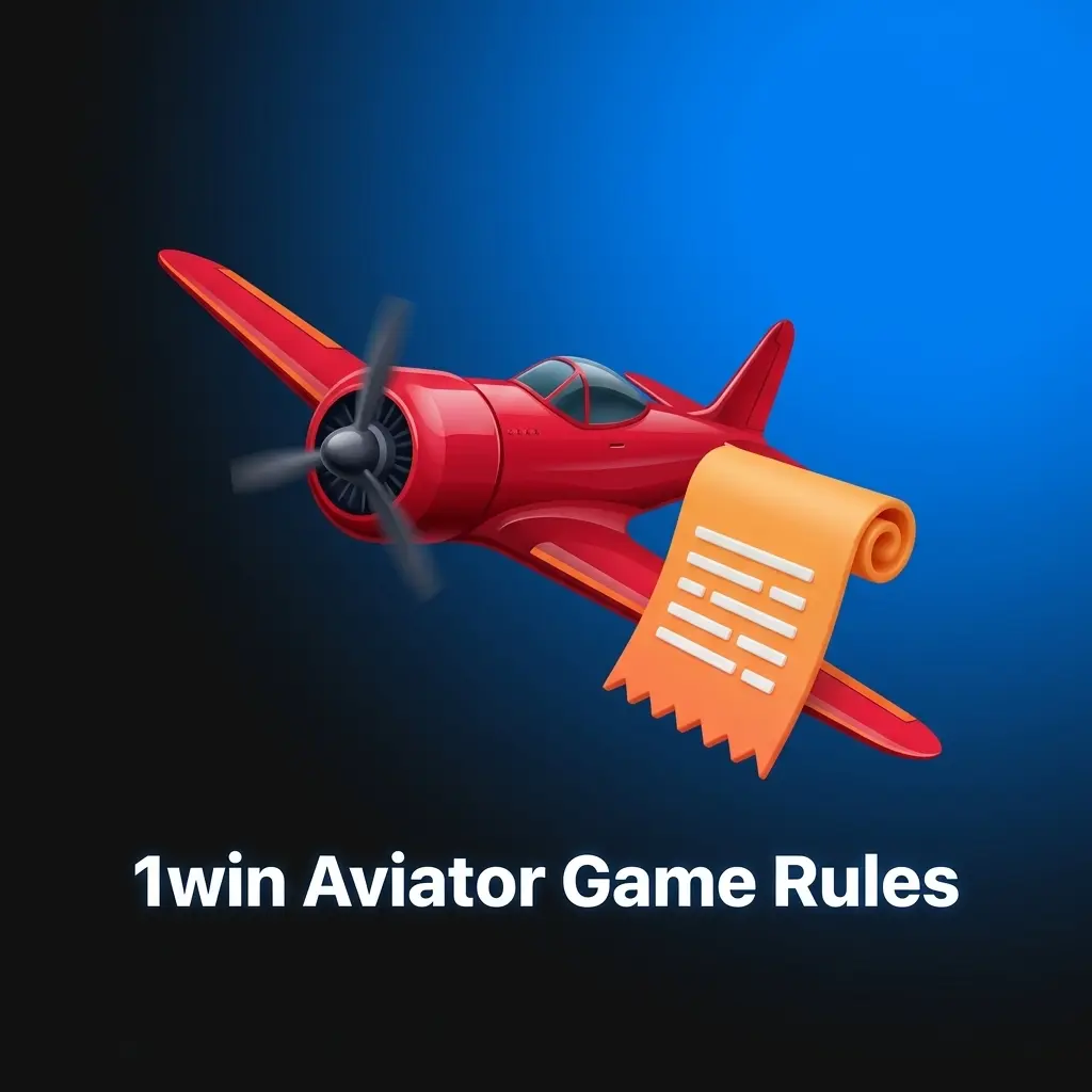 1win Aviator game rules showing multiplier mechanics, betting window, cash-out rules, and dual bet options on the platform