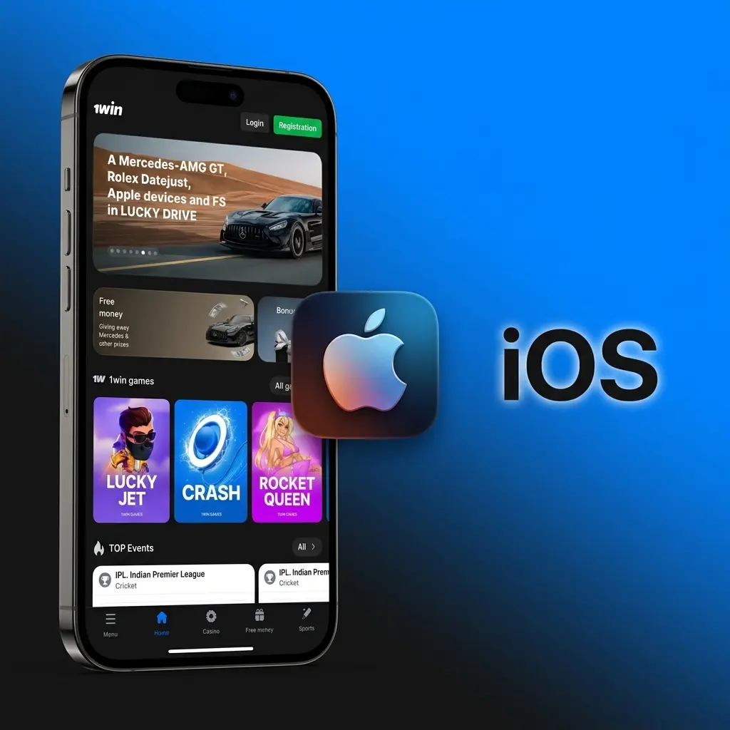 1win iOS app download steps for iPhone and iPad running iOS 12.0 or later via the Apple App Store
