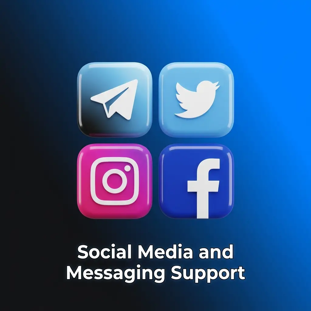1win social media and messaging support channels including Telegram Instagram Twitter Facebook and YouTube for user assistance