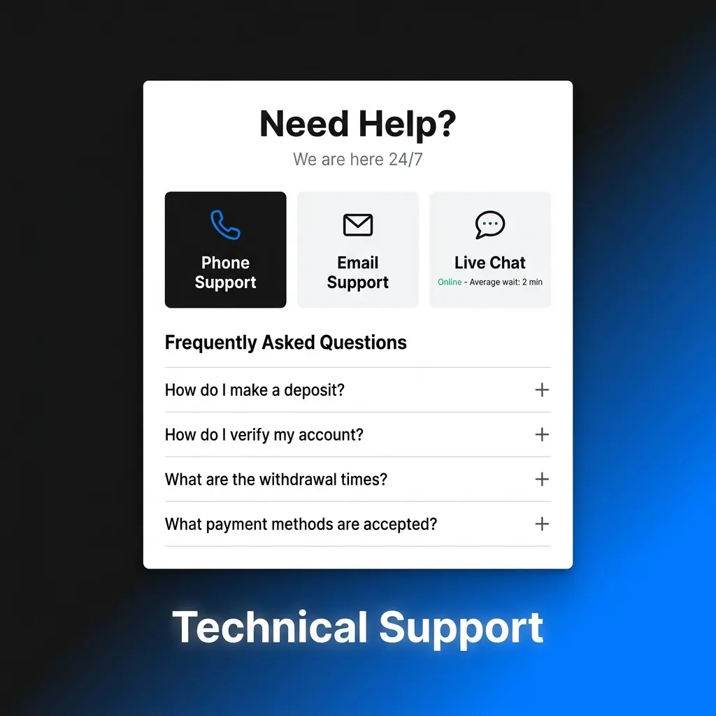 1win technical support team helping users resolve login, payment, and game errors via live chat and email 24/7