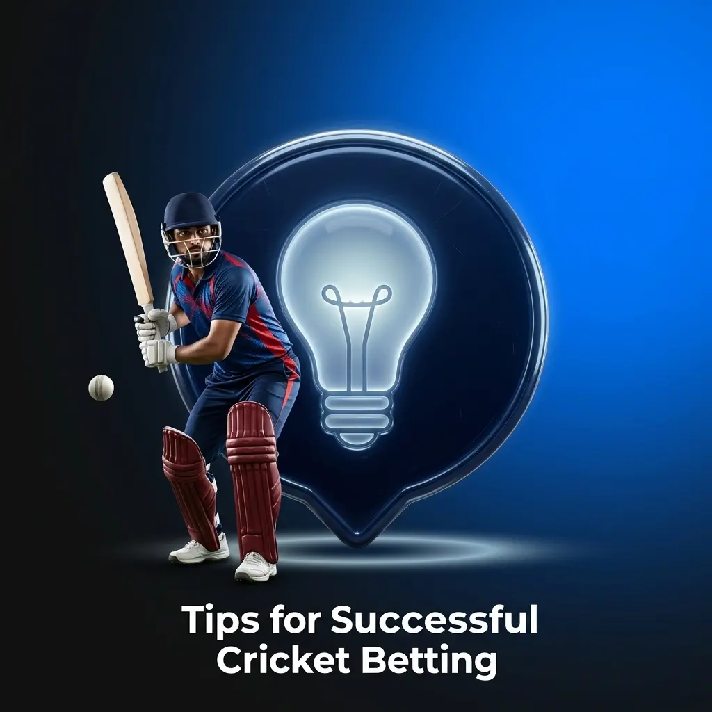 Cricket betting tips showing team stats, pitch conditions, bankroll management and live tools on 1win platform