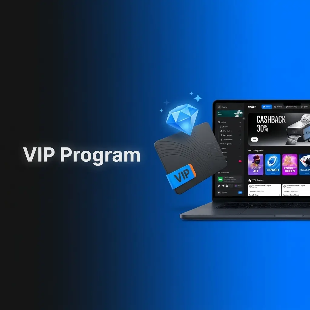 1win VIP loyalty programme tiers from Iron to Diamond with points exchange and rewards for sports and casino bets
