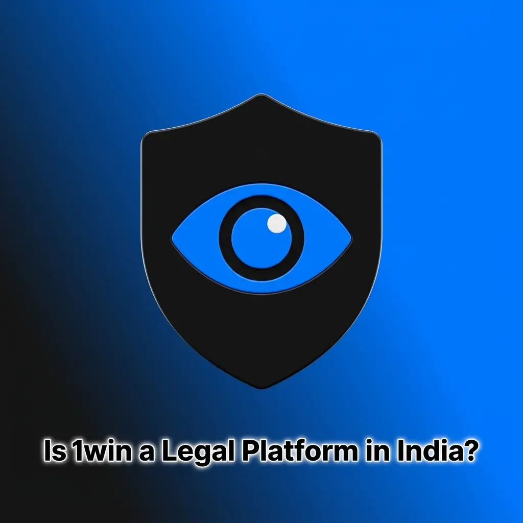 1win legal status in India showing Curacao Gaming licence badge with responsible gaming and data protection icons