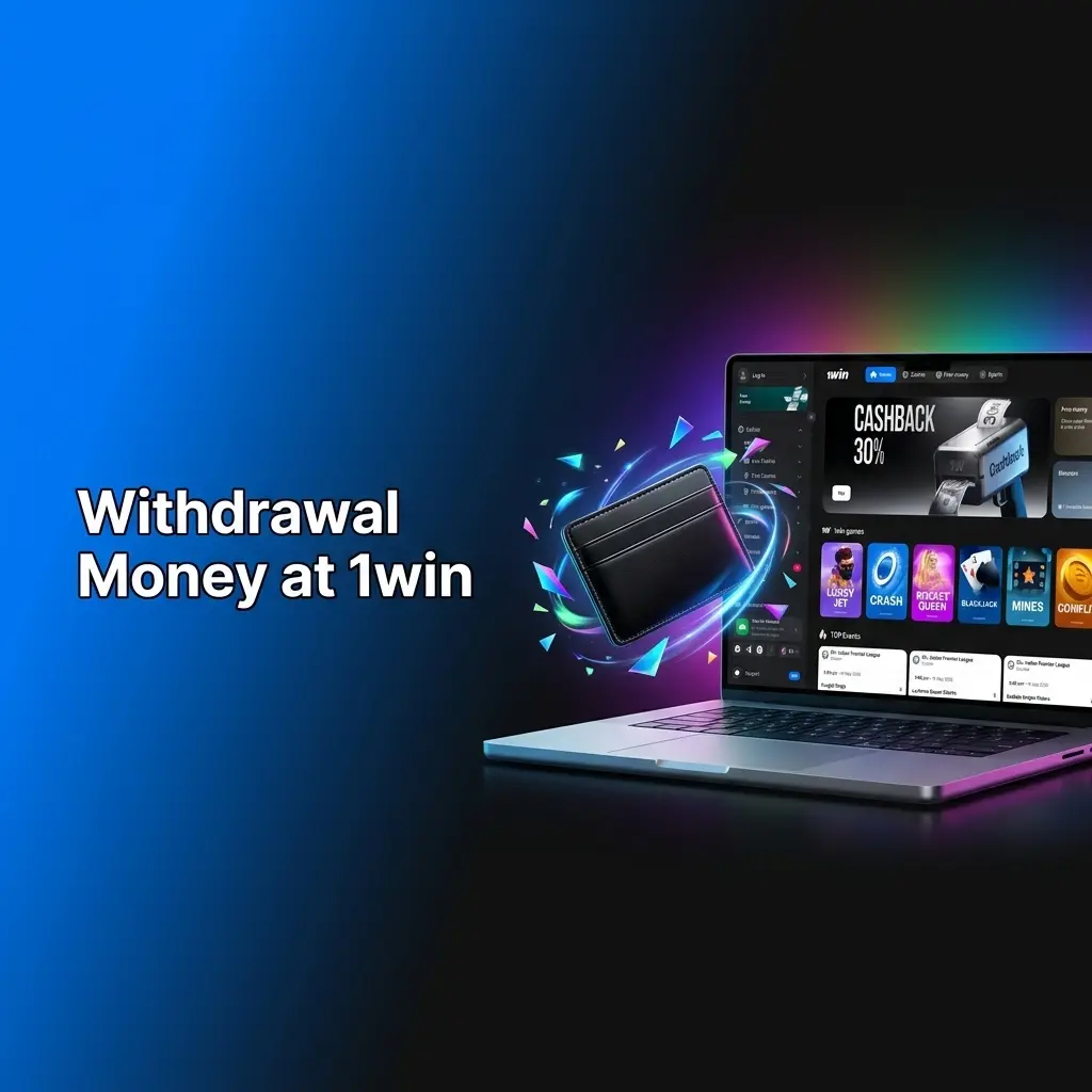 1win withdrawal process showing cashier section with UPI, PhonePe, Paytm, and bank transfer options in INR